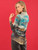 Dolcezza Sea Life Cowl Hi-Low Jersey Top