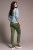 Tribal Mist Blue Cozy Crew Sweater
