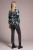 Tribal Mint Splash Cozy Crew Sweater
