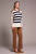 Tribal Camel Combo Stripe Cozy Sweater