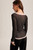 Hem & Thread Black & Pink Double Layer Mesh Top