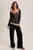 Hem & Thread Black & Pink Double Layer Mesh Top