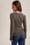 Hem & Thread Washed Black Lace Trim Rib Top