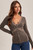 Hem & Thread Washed Black Lace Trim Rib Top