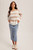 Hem & Thread Taupe & Grey Mixed Stripe Sweater
