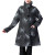 Winding River Black & White Gingko Reversible Coat