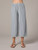 Cut Loose Linen Cotton Jersey Cropped Pant w/ Darts Cut Loose Linen Cotton Jersey Cropped Pant w/ Darts