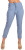 Gigi Moda Blue Crinkle One-Size Pull-On Pants