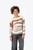 Diverse Rosewood Textured Stripe Sweater