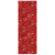 Chinar Red Bohemian Wool Odessa Scarf
