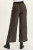 XCVI Deep Grey Twill Wide Leg Pant