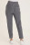 XCVI Grey Textured Cotton Knit Frayed Pants