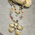 Primitive Peddler Fun in the Sun Flower Layered Leather Necklace