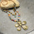 Primitive Peddler Fun in the Sun Flower Layered Leather Necklace