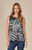 Inoah Monochrome Grey Knit Top