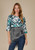 Inoah Paisley Fern Textured Top