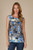 Inoah Blue Shadows Textured Top