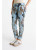 TINA Stephens Lily Leaf Stretch Tie Waist Pant