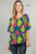 Et' Lois Monstera Deliciosa Soft Knit Top