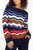 Liverpool Multi Wave Stripe Boatneck Sweater