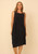 Chalet Black Asymmetrical Sleeveless Dress