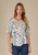 Inoah Forever Florals Pinhole Top