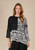Inoah Noir Canvas Osize Textured Top