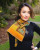 In Style Citron Wool Pointed Scarf