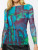 AMB Designs Blue Lagoon Florence Double Sheer Top