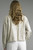 Tempo Paris Beige Cotton Eyelet Jacket