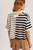 Hem & Thread Black Mixed Stripe Cardi Tee