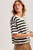 Hem & Thread Black Mixed Stripe Cardi Tee