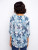 Charlie B Blue Leaf Cotton Gauze Top