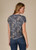 Inoah Nocturne Fleur Burnout Top