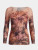 AMB Designs Volcanic Nudi Ink Mesh Top