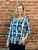 Shana Black Tie Dye Top
