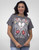 Kyla Seo Grey Cotton Embroidered Wild Heart Top