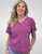 Caite Pansy Cotton Embroidered Top
