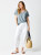 Suzy D White Cotton Lantern Jogger