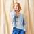 Suzy D Chambray Boyfriend Cardigan