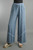 Tempo Paris Denim Linen Frayed Palazzo Pants