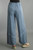 Tempo Paris Denim Linen Frayed Palazzo Pants