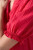 Liverpool Cherry Puff Sleeve Henley Top