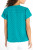 Liverpool Teal Peplum Jersey Top