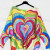LOOWIE Multi Hearts Printed Sweater