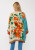 Lovestitch Teal & Orange Floral Print Reversible Kimono