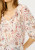 Lovestitch Natural & Rust Crinkle Blouse