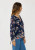 Lovestitch Floral Split Neck Blouse