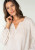 Lovestitch Striped Split Neck Blouse