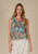 Inoah Cotton Leaf Hoodie Button-Up Vest
